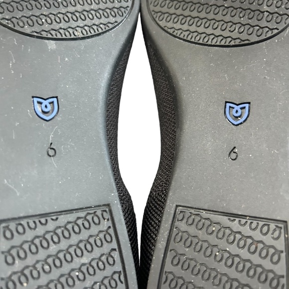 ROTHY’S The Point Black Fabric Ballet Flats 6 - Picture 13 of 15